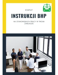 INSTRUKCJE BHP - DLA BIURA - KOMPLET 20 SZT. - WYSYŁKA ONLINE